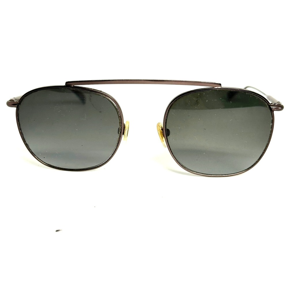 SEE 6857 Sunglasses Made in Italy Metal Double Bridge Gunmetal 52-21-140 C102